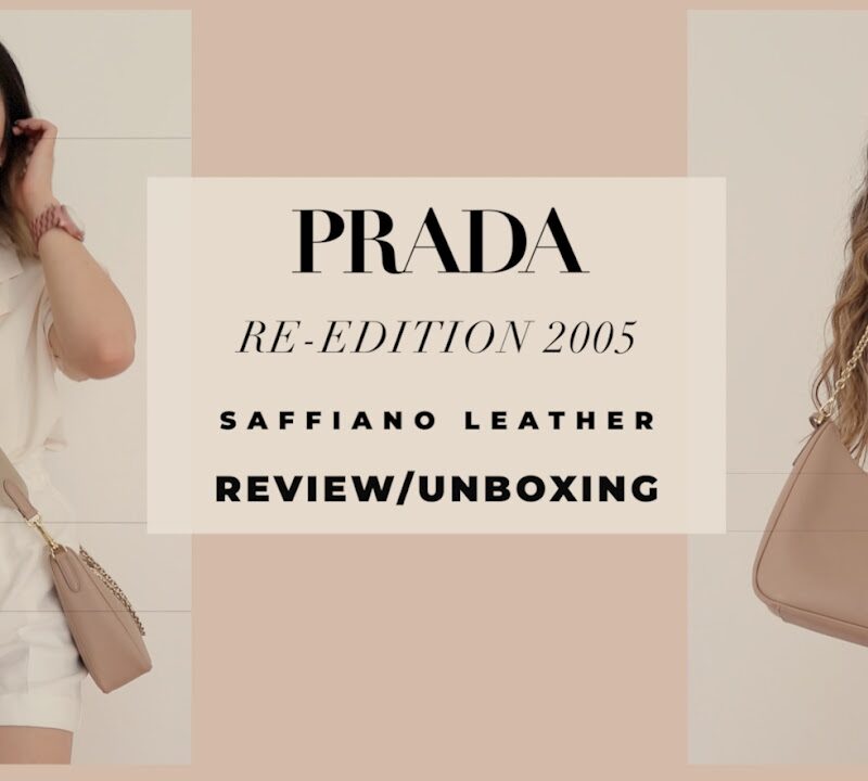 Unboxing the Prada Reedition 2005 saffiano leather bag! 