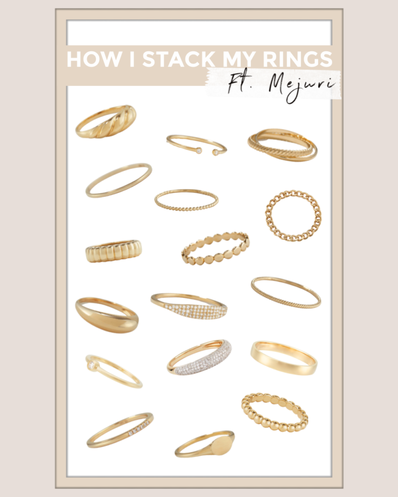 How I Stack Rings getawei